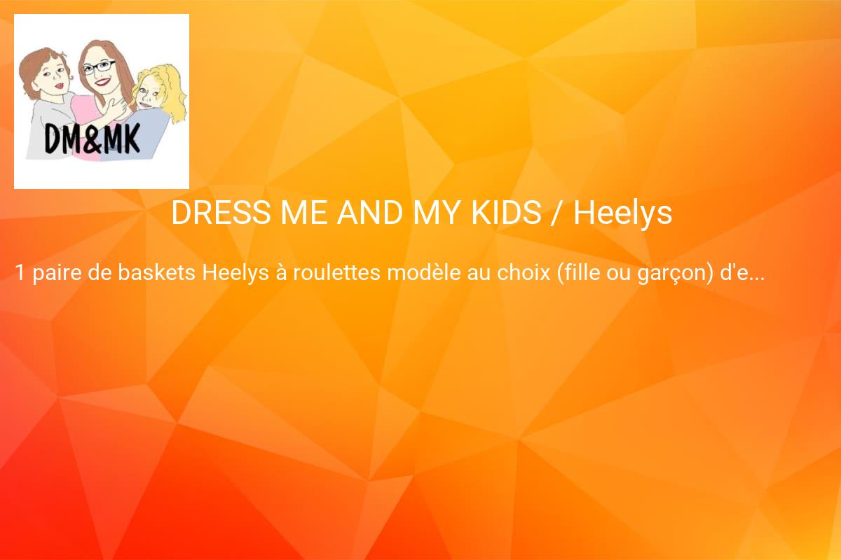 jeux concours DRESS ME AND MY KIDS