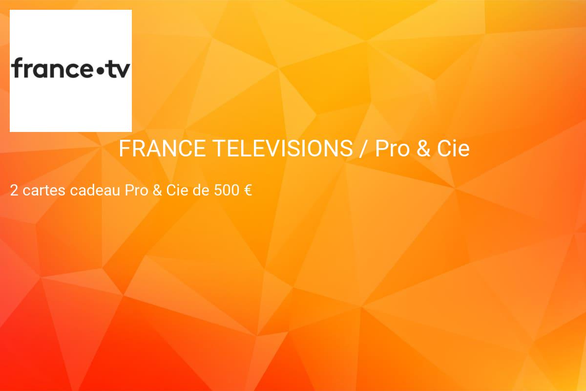 jeux concours FRANCE TELEVISIONS