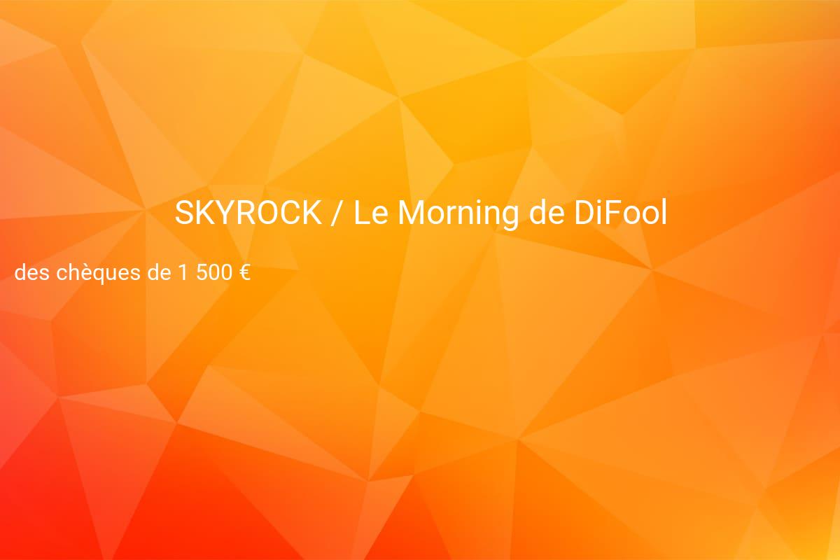 jeux concours SKYROCK