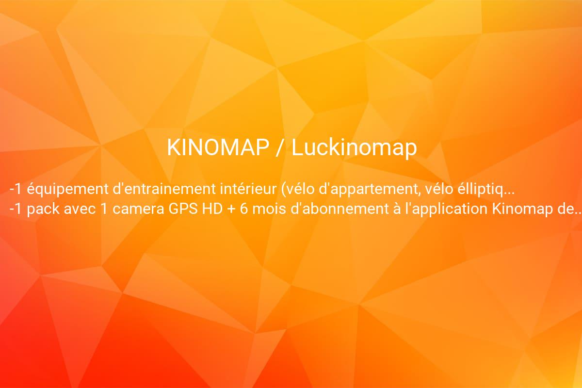 jeux concours KINOMAP