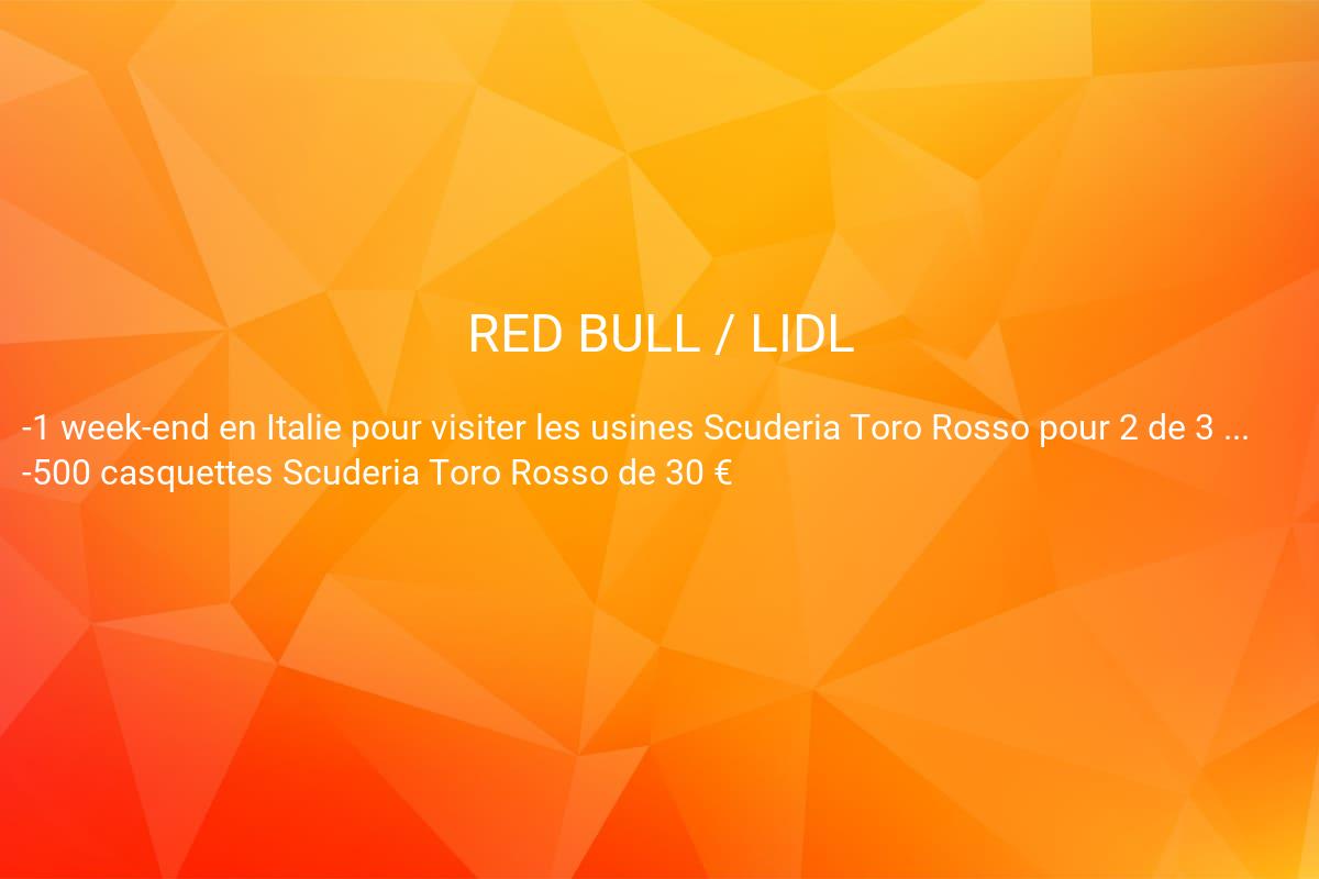 jeux concours RED BULL