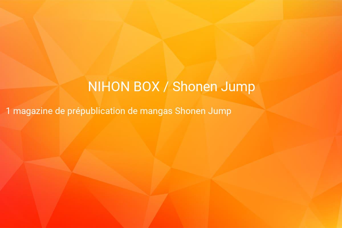 jeux concours NIHON BOX