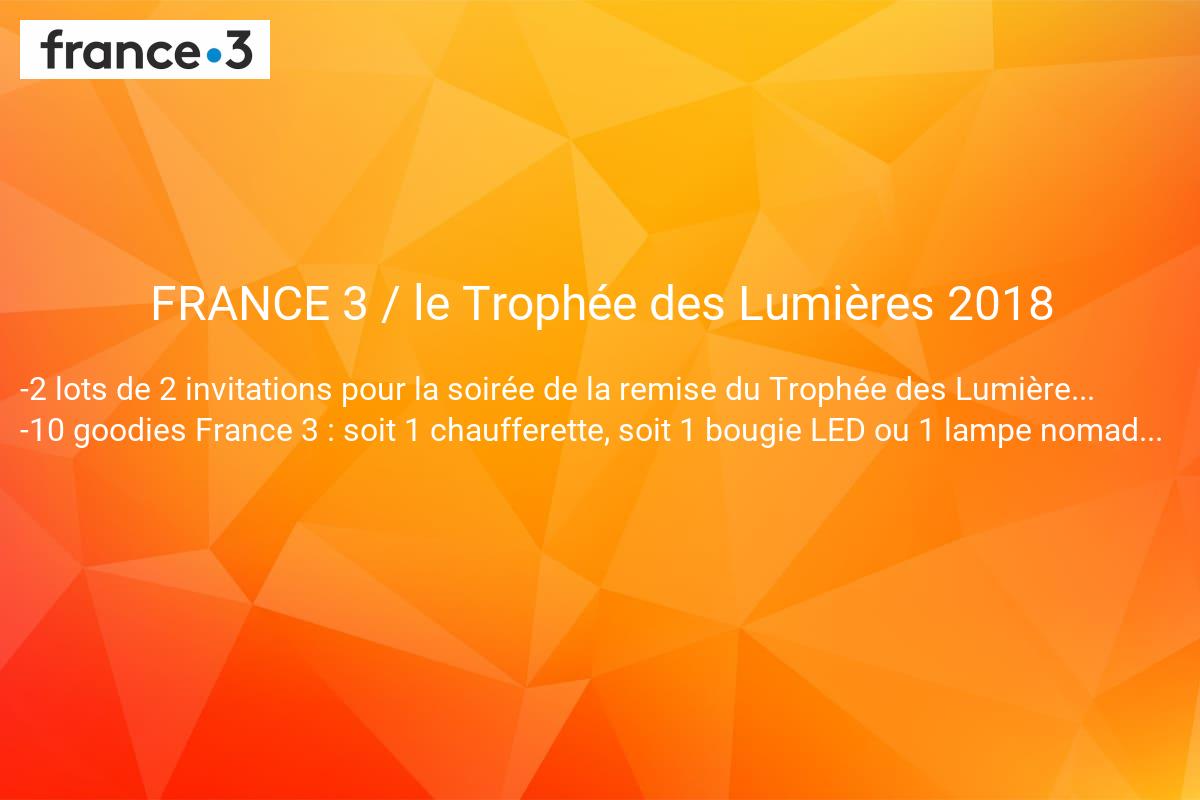 jeux concours FRANCE 3
