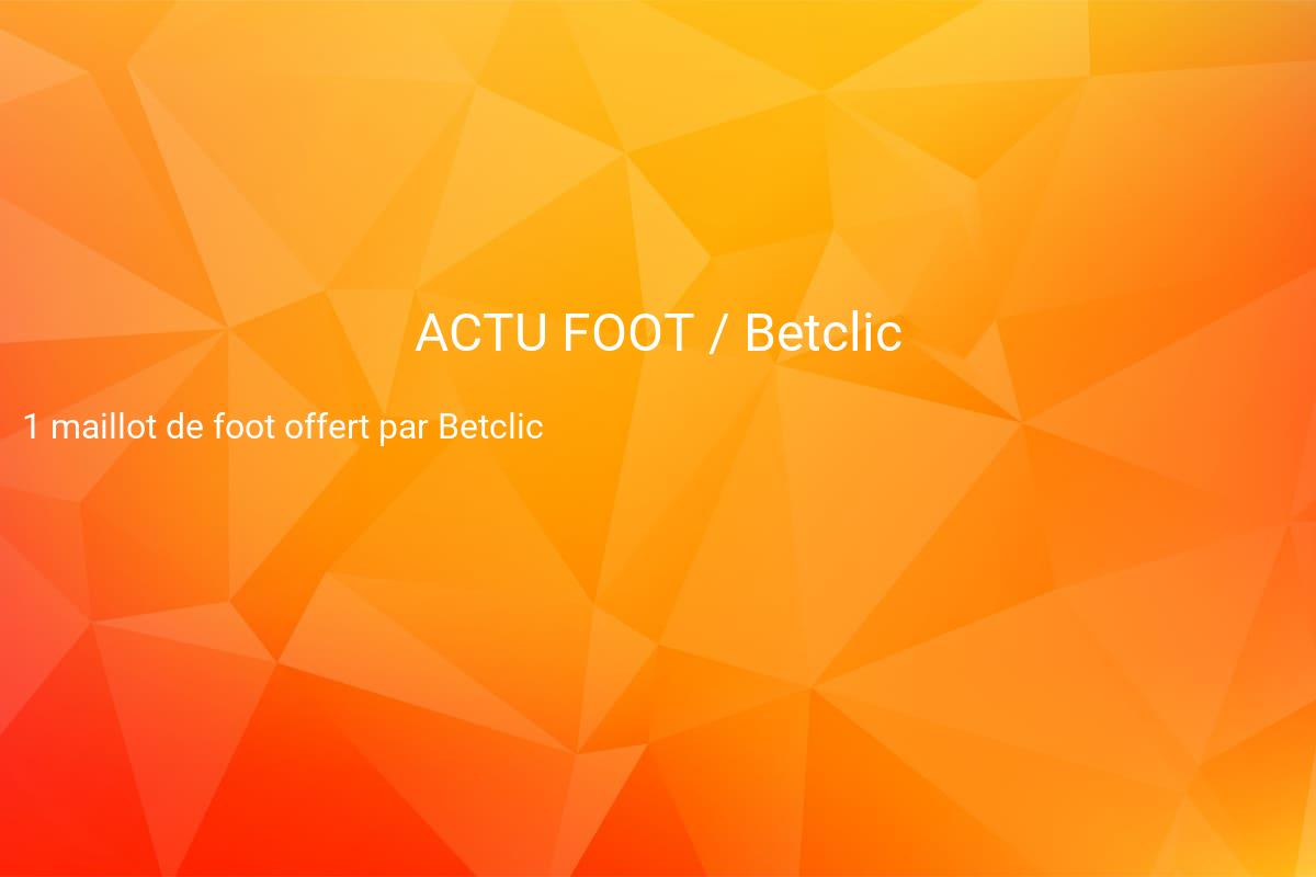 jeux concours ACTU FOOT