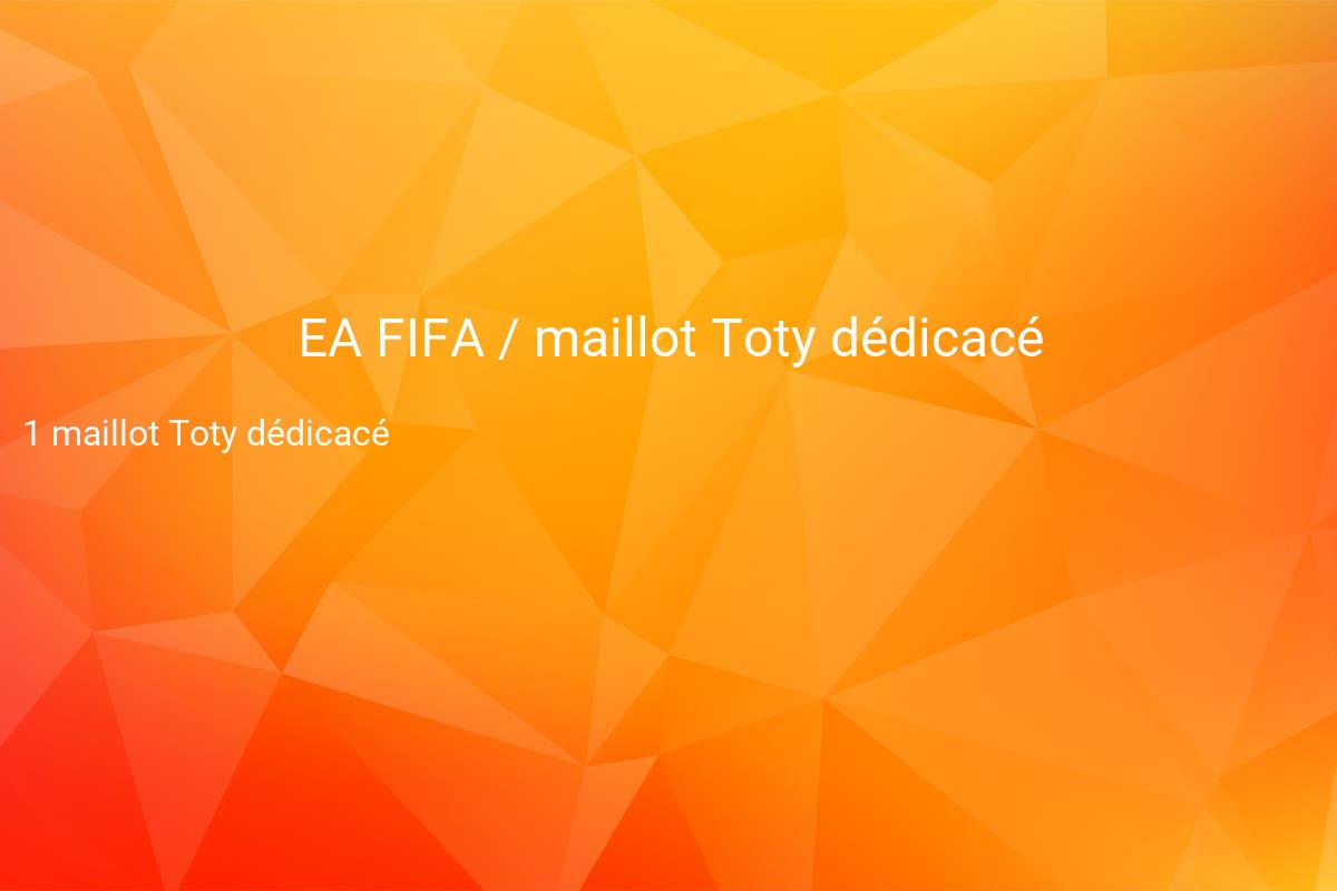 jeux concours EA FIFA