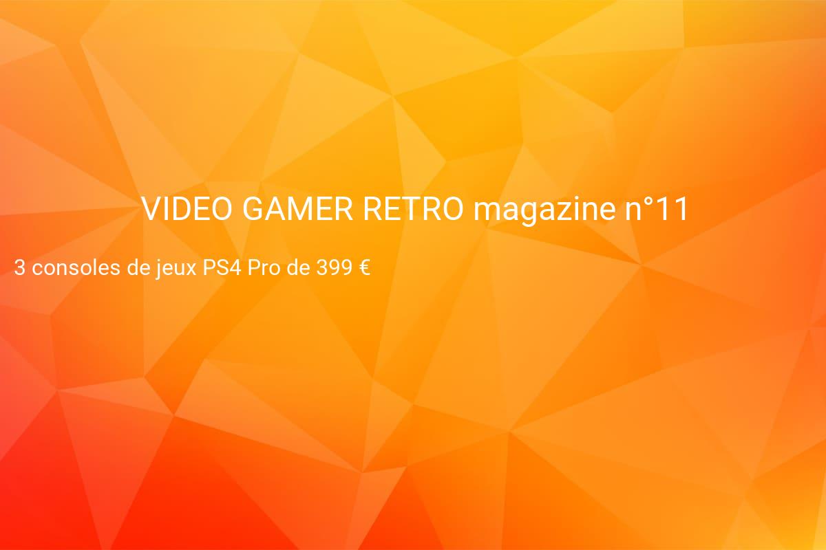 jeux concours VIDEO GAMER