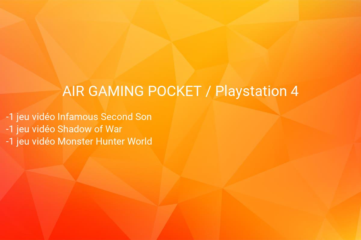 jeux concours AIR GAMING POCKET
