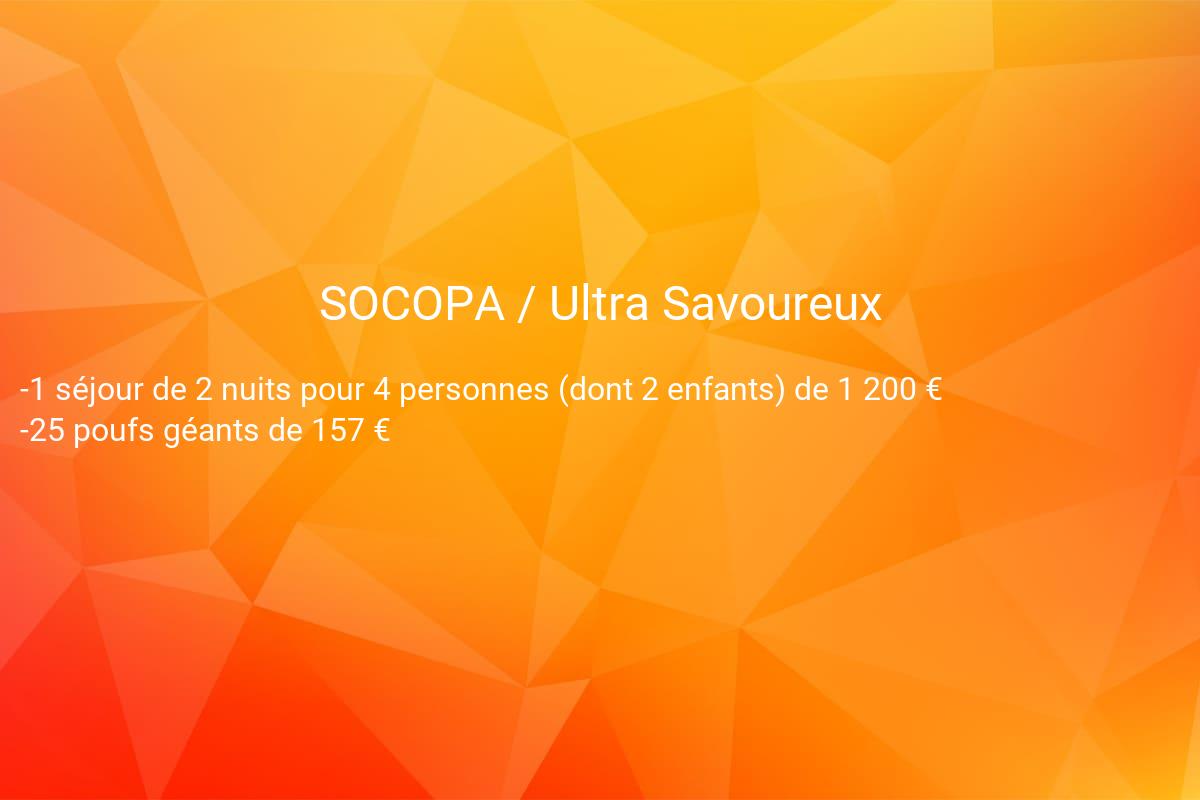 jeux concours SOCOPA