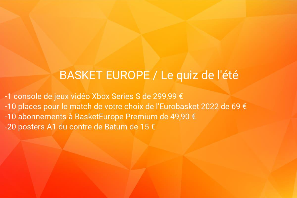 jeux concours BASKET EUROPE