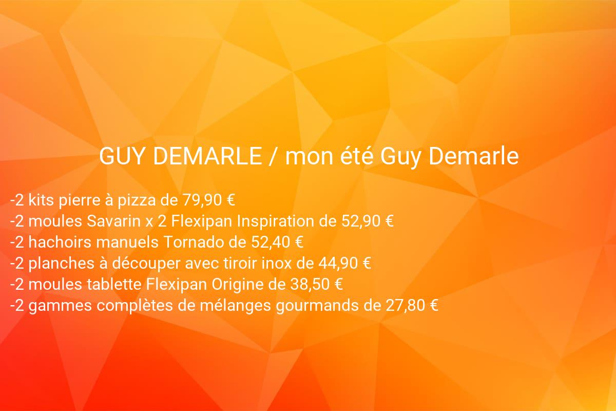 jeux concours GUY DEMARLE