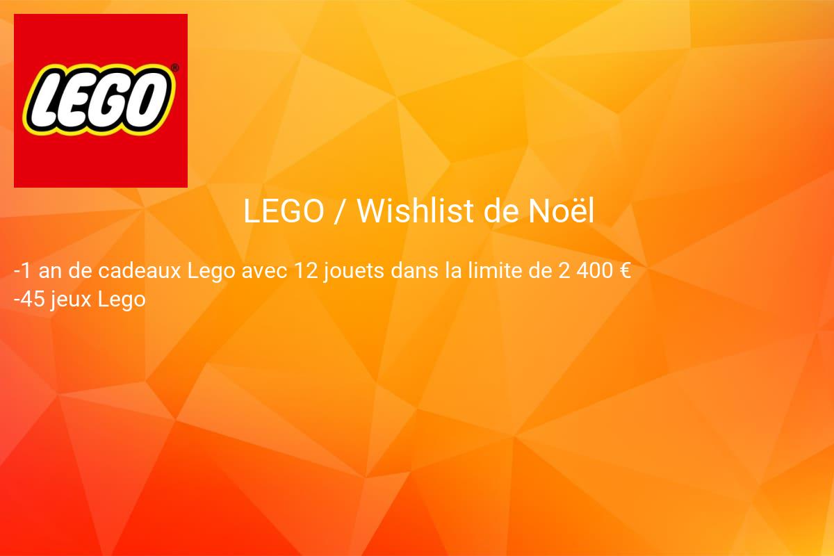 jeux concours LEGO