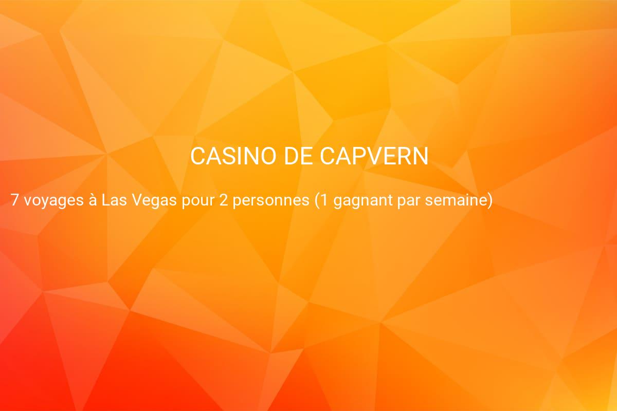 jeux concours CASINO DE CAPVERN