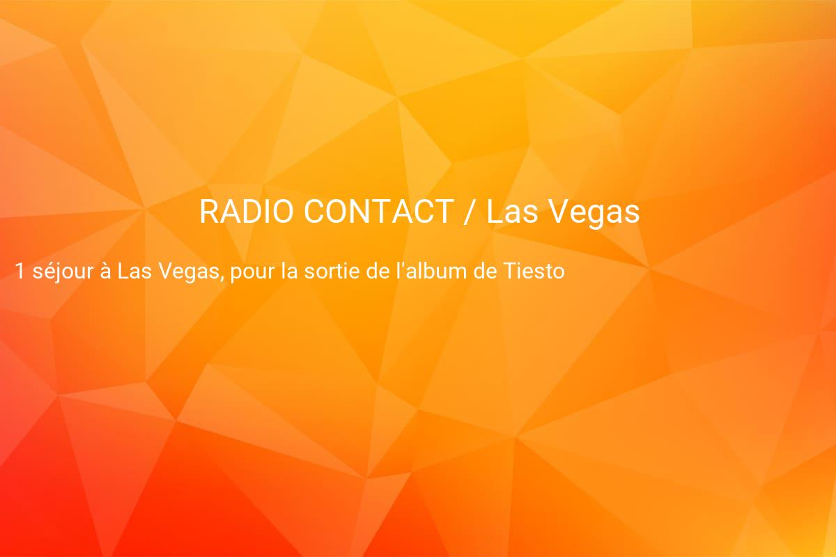 jeux concours RADIO CONTACT