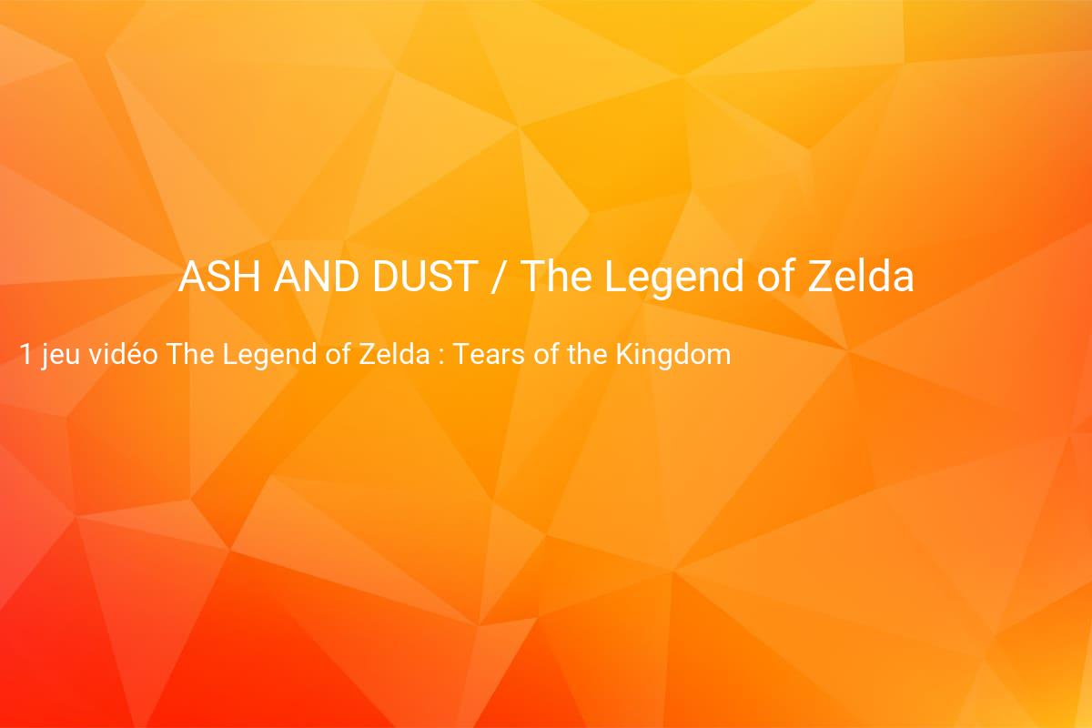 jeux concours ASH AND DUST