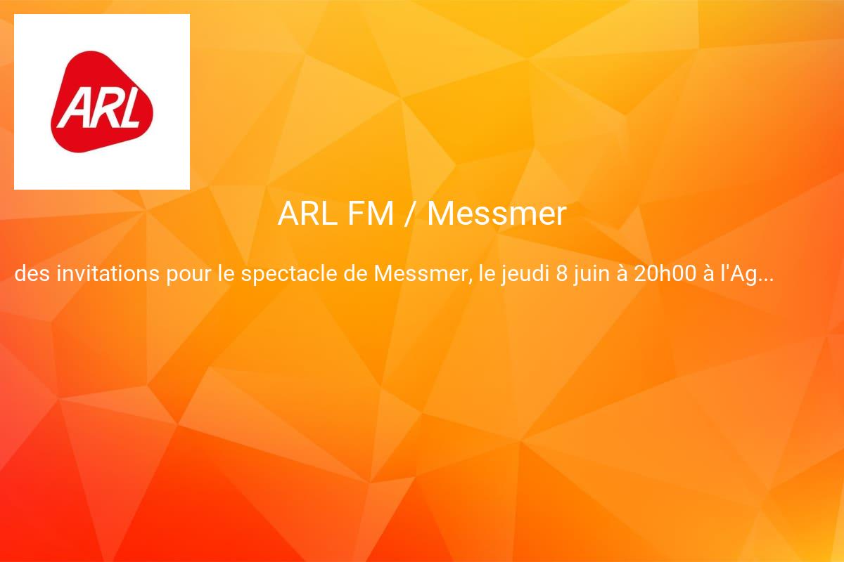 jeux concours ARL FM