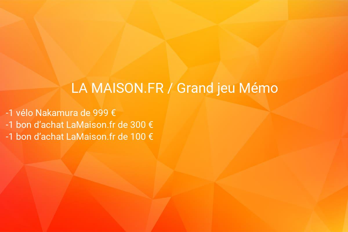 jeux concours LA MAISON.FR