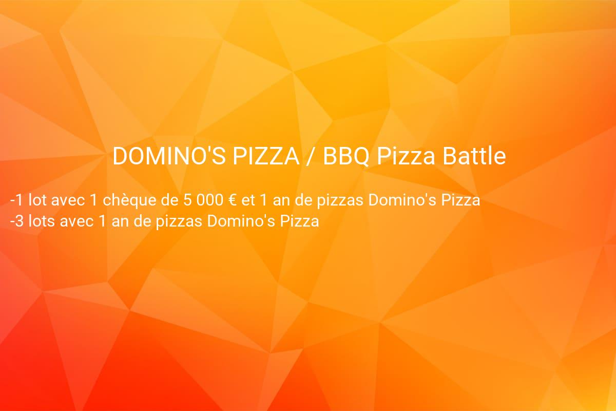 jeux concours DOMINO'S PIZZA