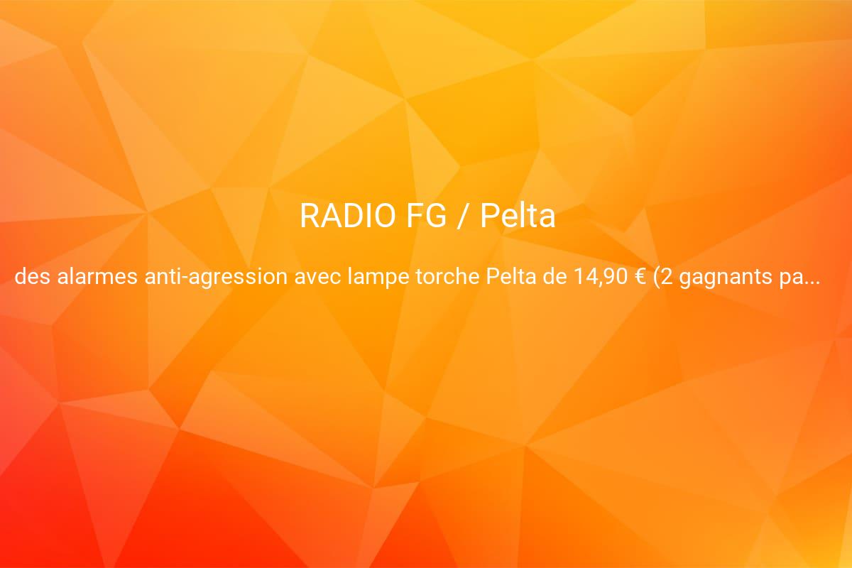 jeux concours RADIO FG