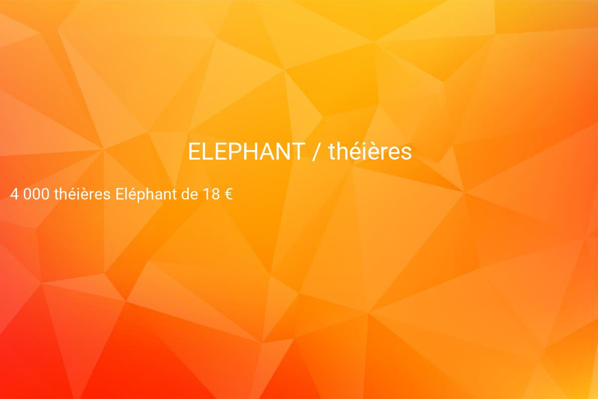jeux concours ELEPHANT