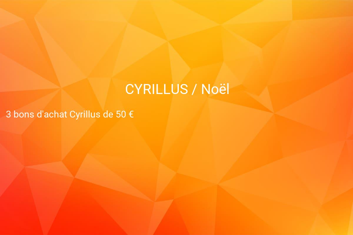 jeux concours CYRILLUS