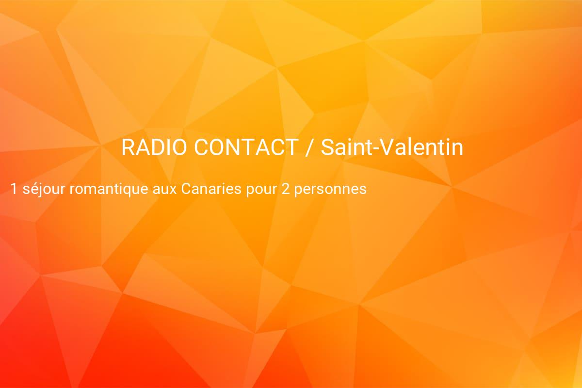 jeux concours RADIO CONTACT