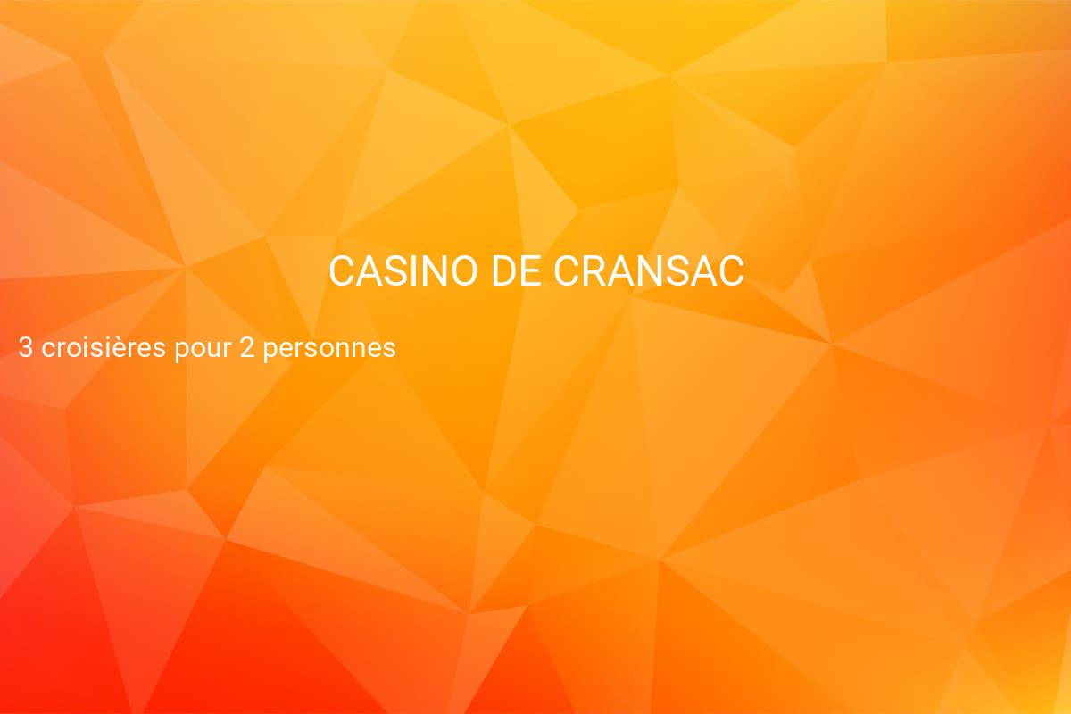 jeux concours CASINO DE CRANSAC