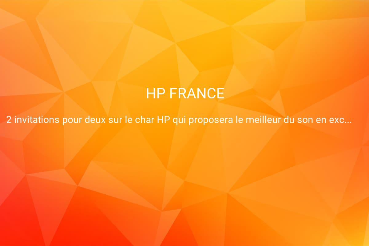 jeux concours HP FRANCE