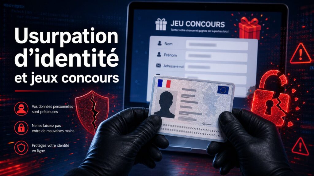 usurpation d'identité et jeux concours