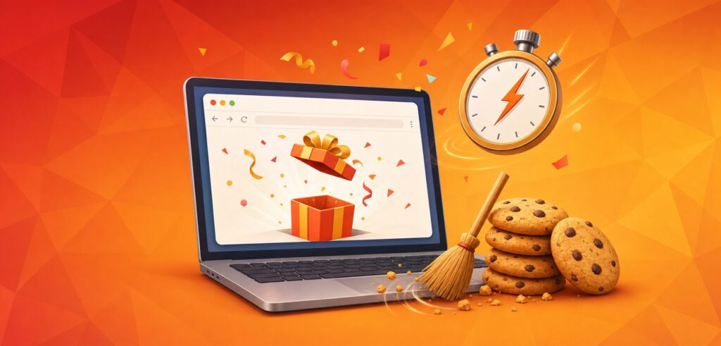 cookies et cache aux instants gagnants