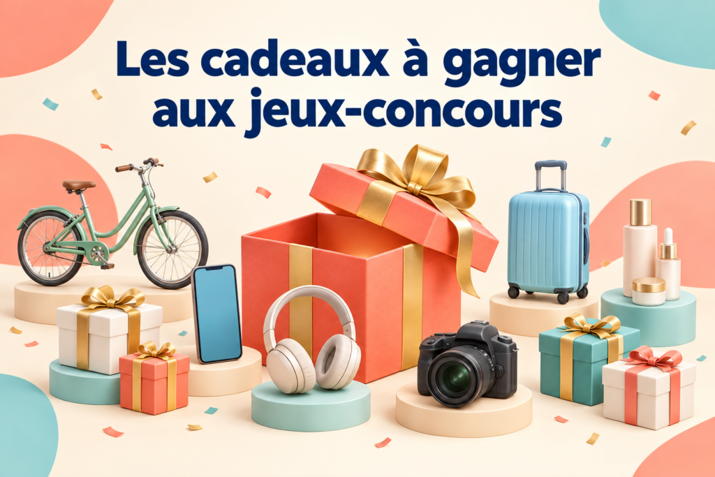 cadeaux à gagner aux jeux concours