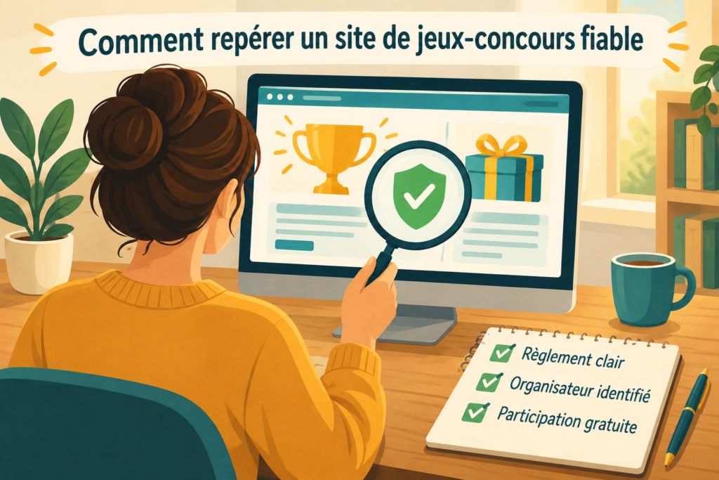 comment repérer un site de jeux concours fiable