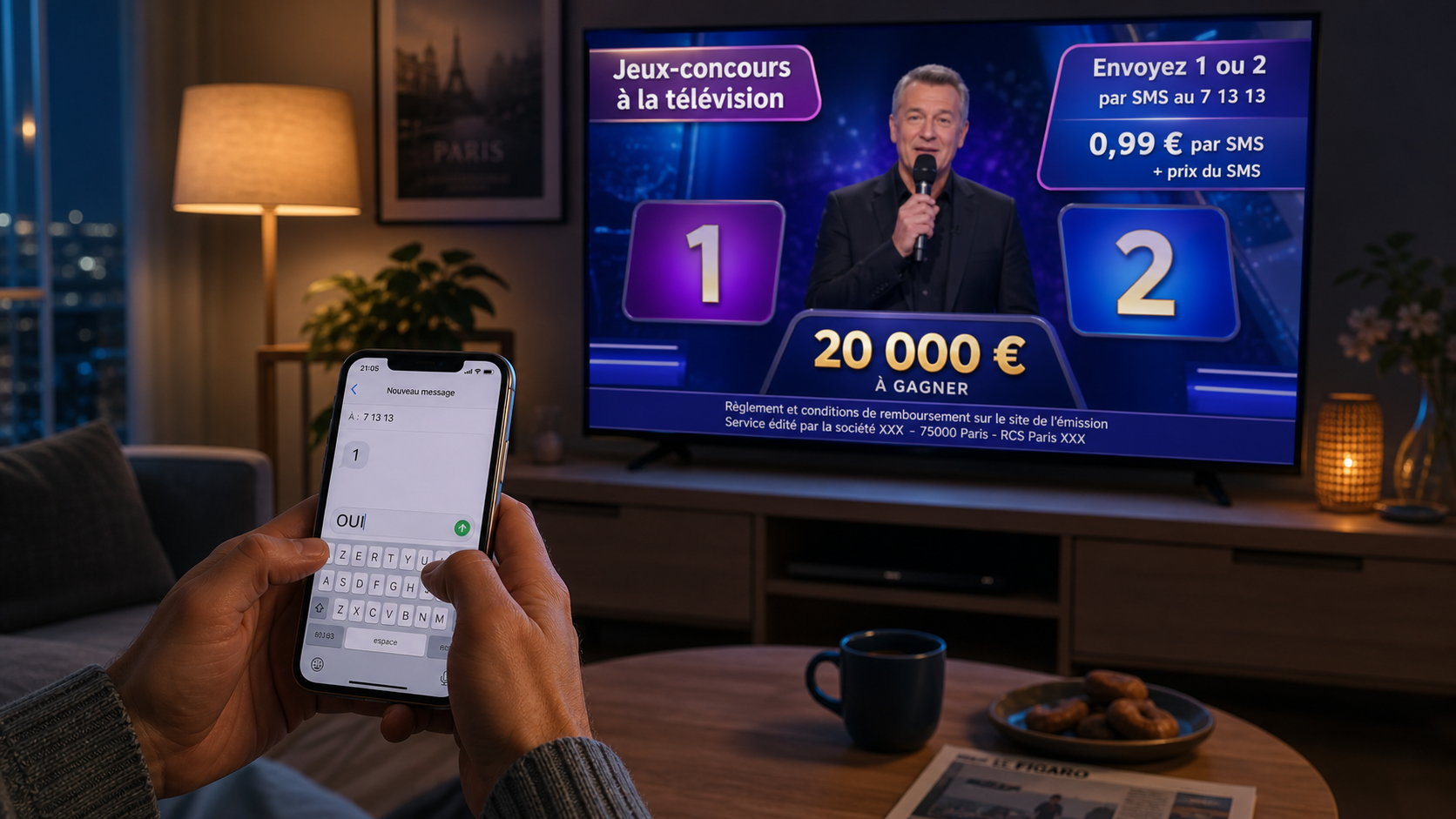 jeux concours à la télévision